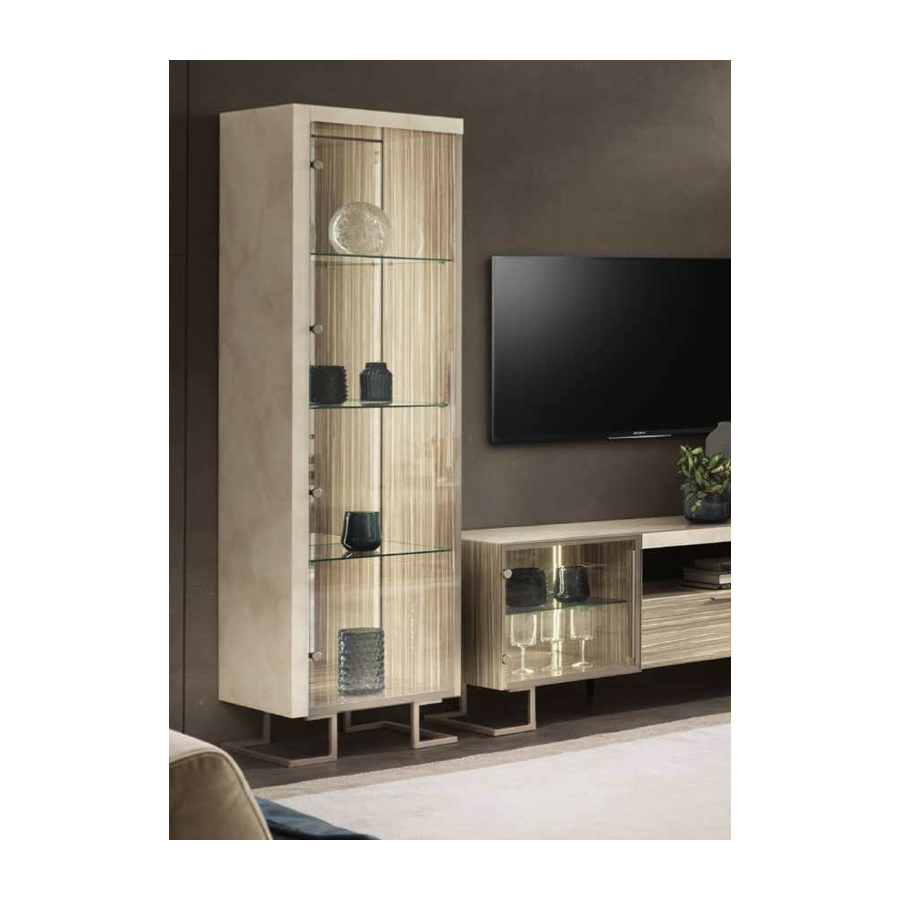 LUCE LIGHT Włoska witryna 1 drzwiowa 59cm / Adora LUCE LIGHT Włoska witryna 1 drzwiowa 59cm / Adora