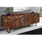 Invicta FLUID Komoda lite drewno akacji brązowa 3D 175cm / 45593 Invicta FLUID Komoda lite drewno akacji brązowa 3D 175cm / 45593