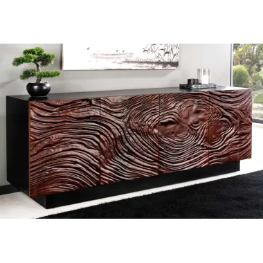 Invicta FLUID Komoda lite drewno akacji orzechowy brąz 3D 175cm / 45599