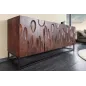 Invicta DUNE Komoda lite drewno akacji orzechowy brąz 3D 175cm / 45596 Invicta DUNE Komoda lite drewno akacji orzechowy brąz 3D 175cm / 45596