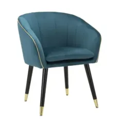 Fotel tapicerowany PARIS Ottanio/Gold 62 x 58 x 78cm / 142338000T