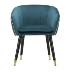 Fotel tapicerowany PARIS Ottanio/Gold 62 x 58 x 78cm / 142338000T