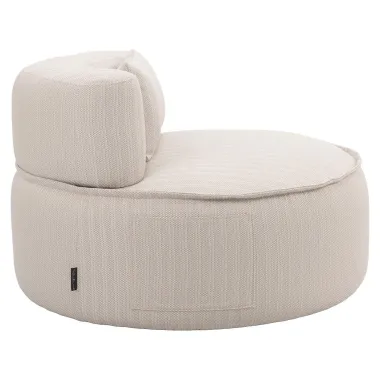 Zewnętrzny obrotowy fotel wypoczynkowy Nammos beżowy (22080 Beige) - Richmond