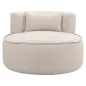 Zewnętrzny obrotowy fotel wypoczynkowy Nammos beżowy (22080 Beige) - Richmond