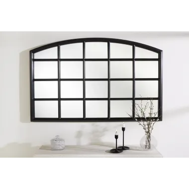 Invicta lustro ścienne PARIS czarne 120cm / 43873