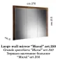 MODIGLIANI Włoskie lustro MURAL złota rzeźbiona rama 270 x 215 x 6cm art 250 / Arredoclassic MODIGLIANI Włoskie lustro MURAL złota rzeźbiona rama 270 x 215 x 6cm art 250 / Arredoclassic