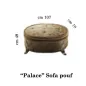 MODIGLIANI Włoska Pufa PALACE owalna 107 X 49 X 78cm / Arredoclassic MODIGLIANI Włoska Pufa PALACE owalna 107 X 49 X 78cm / Arredoclassic