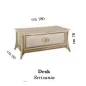 MELODIA Włoskie biurko 180 X 76 X 90cm / ArredoClassic MELODIA Włoskie biurko 180 X 76 X 90cm / ArredoClassic