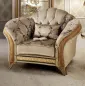 MELODIA Włoski fotel tapicerowany z pikowaniem 135 X 87 X 93cm / ArredoClassic MELODIA Włoski fotel tapicerowany z pikowaniem 135 X 87 X 93cm / ArredoClassic