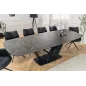 Invicta Stół PAPILLON rozkładany ceramiczny optyka marmuru grafitowego 180-220-260cm / 45179