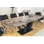 Invicta Stół PAPILLON rozkładany ceramiczny optyka marmuru taupe 180-220-260cm / 45178