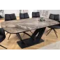 Invicta Stół PAPILLON rozkładany ceramiczny optyka marmuru taupe 180-220-260cm / 45178