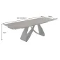 Invicta Stół INFINITY rozkładany ceramiczny optyka marmuru rdzawa czerń 180-220-260cm / 45182