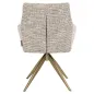 Krzesło obrotowe Lisonne be trendy nature / khaki velvet (Be Trendy 01 Nature) - Richmond