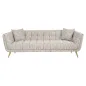 Sofa Huxley trendy nature / Szczotkowane złoto (Be Trendy 01 Nature) - Richmond