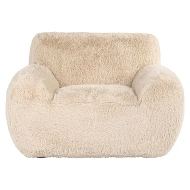 Fotel wypoczynkowy Comfy piaskowy yakety (Yakety Yak Piasek) - Richmond