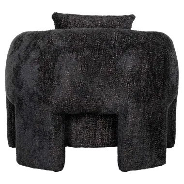 Fotel wypoczynkowy Milania piękny czarny (Be Lovely 17 Black) - Richmond