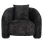 Fotel wypoczynkowy Milania piękny czarny (Be Lovely 17 Black) - Richmond