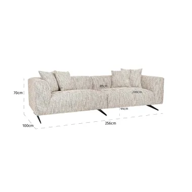 Sofa Hoxton 3-osobowa (Be Trendy 01 Nature) - Richmond
