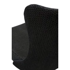 Krzesło MIMOZA czarne zestaw 2 szt 40 x 65 x 99cm / 142566000N