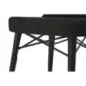 Krzesło MIMOZA czarne zestaw 2 szt 40 x 65 x 99cm / 142566000N