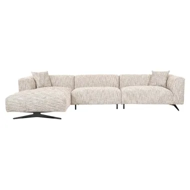 Sofa Hoxton 3-osobowa + szezlong lewy (Be Trendy 01 Nature) - Richmond