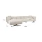 Sofa Hoxton 3-osobowa + szezlong lewy (Be Trendy 01 Nature) - Richmond