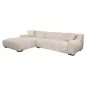 Sofa Hazel 3-osobowa + lewy szezlong modny nature (Be Trendy 01 Nature) - Richmond