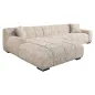 Sofa Hazel 3-osobowa + lewy szezlong modny nature (Be Trendy 01 Nature) - Richmond