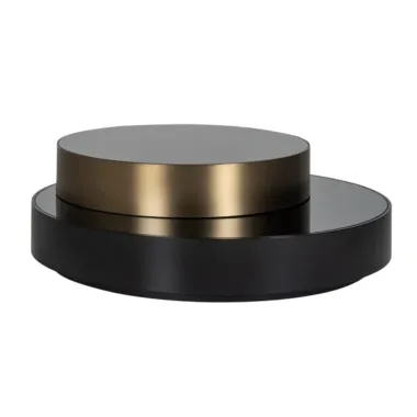 Stolik kawowy SLICE (Black/gold)