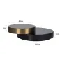 Stolik kawowy SLICE (Black/gold)