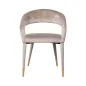 Krzesło Gia khaki velvet fire retardant (FR-Quartz 903 Khaki) - Richmond