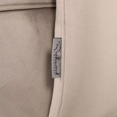 Obrotowy fotel Turner, khaki, welur, ognioodporny (FR-Quartz 903 Khaki) - Richmond