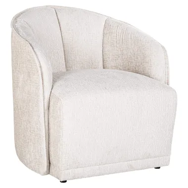 Fotel wypoczynkowy Maryse kremowy fusion (Fusion cream 02). - Richmond