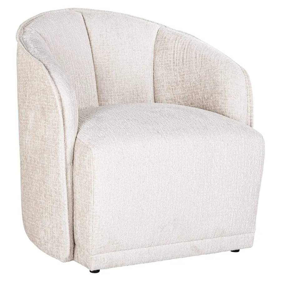 Fotel wypoczynkowy Maryse kremowy fusion (Fusion cream 02). - Richmond