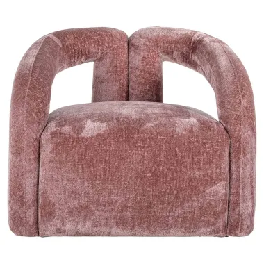 Fotel wypoczynkowy Dana różowy chenille (Bergen 705 różowy chenille) - Richmond