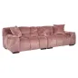Sofa Charelle różowy chenille (Bergen 705 różowy chenille) - Richmond