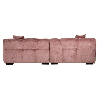 Sofa Charelle różowy chenille (Bergen 705 różowy chenille) - Richmond