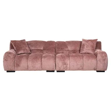 Sofa Charelle różowy chenille (Bergen 705 różowy chenille) - Richmond