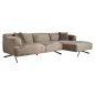 Sofa Donovan 3-osobowa + leżanka prawa (Bergen 104 taupe chenille) - Richmond