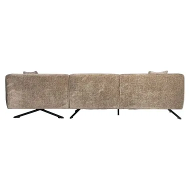 Sofa Donovan 3-osobowa + leżanka prawa (Bergen 104 taupe chenille) - Richmond