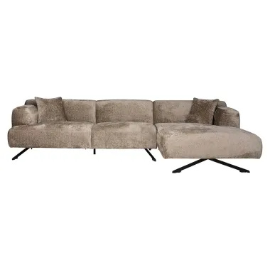 Sofa Donovan 3-osobowa + leżanka prawa (Bergen 104 taupe chenille) - Richmond