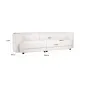 Sofa Davina kremowy fusion (Fusion kremowy 02) - Richmond