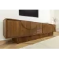 Invicta Szafka RTV ART DECO brązowe mango 200cm / 45479