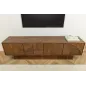 Invicta Szafka RTV ART DECO brązowe mango 200cm / 45479
