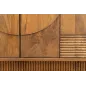 Invicta Szafka RTV ART DECO brązowe mango 200cm / 45479