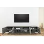 Invicta Szafka RTV ART DECO drewno dymione mango szare 200cm / 45481 Invicta Szafka RTV ART DECO drewno dymione mango szare 200cm / 45481