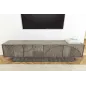 Invicta Szafka RTV ART DECO drewno dymione mango szare 200cm / 45481 Invicta Szafka RTV ART DECO drewno dymione mango szare 200cm / 45481