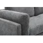 Invicta Sofa narożna MANHATTAN tkanina teksturowana szara 295 x 88 x 85cm / 44278