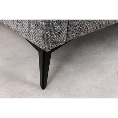 Invicta Sofa narożna MANHATTAN tkanina teksturowana szara 295 x 88 x 85cm / 44278
